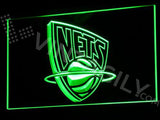 New Jersey Nets LED Neon Sign USB - Green - TheLedHeroes