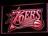 FREE Philadelphia 76ers LED Sign - Red - TheLedHeroes