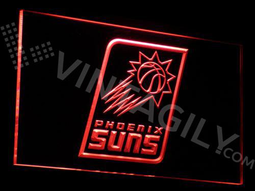 Phoenix Suns LED Neon Sign Electrical - Red - TheLedHeroes