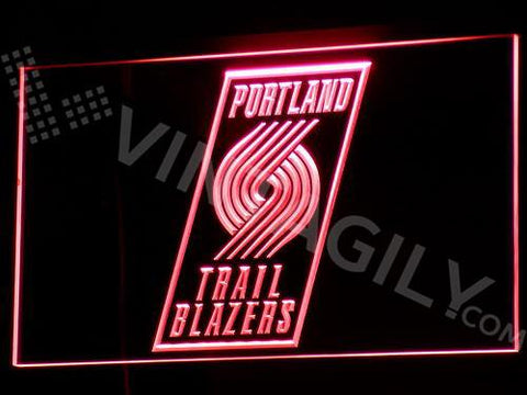 Portland Trail Blazers LED Neon Sign Electrical - Red - TheLedHeroes