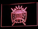Sacramento Kings LED Neon Sign USB - Red - TheLedHeroes