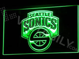Seattle Supersonics LED Neon Sign Electrical - Green - TheLedHeroes
