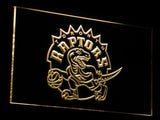 Toronto Raptors LED Neon Sign USB - Yellow - TheLedHeroes