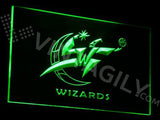 Washington Wizards LED Neon Sign USB - Green - TheLedHeroes