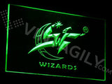 FREE Washington Wizards LED Sign - Green - TheLedHeroes