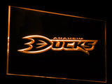 Anaheim Ducks LED Neon Sign USB - Orange - TheLedHeroes