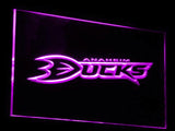 Anaheim Ducks LED Neon Sign Electrical - Purple - TheLedHeroes