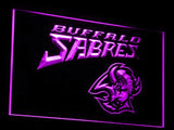 Buffalo Sabres (2) LED Neon Sign USB - Purple - TheLedHeroes