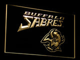 FREE Buffalo Sabres (2) LED Sign - Yellow - TheLedHeroes