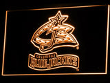 Columbus Blue Jackets LED Neon Sign USB - Orange - TheLedHeroes