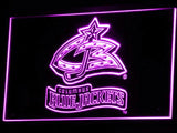 Columbus Blue Jackets LED Neon Sign USB - Purple - TheLedHeroes