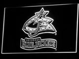 Columbus Blue Jackets LED Neon Sign USB - White - TheLedHeroes