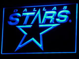 Dallas Stars LED Neon Sign USB - Blue - TheLedHeroes