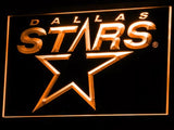 Dallas Stars LED Neon Sign Electrical - Orange - TheLedHeroes