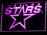 Dallas Stars LED Neon Sign Electrical - Purple - TheLedHeroes