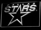 Dallas Stars LED Neon Sign Electrical - White - TheLedHeroes