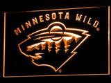 Minnesota Wild (3) LED Neon Sign Electrical - Orange - TheLedHeroes