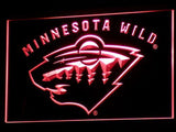 Minnesota Wild (3) LED Neon Sign Electrical - Red - TheLedHeroes