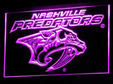 Nashville Predators LED Neon Sign Electrical - Purple - TheLedHeroes