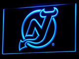 New Jersey Devils LED Neon Sign Electrical - Blue - TheLedHeroes
