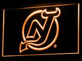 New Jersey Devils LED Neon Sign USB - Orange - TheLedHeroes