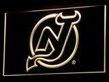 New Jersey Devils LED Neon Sign Electrical - Yellow - TheLedHeroes