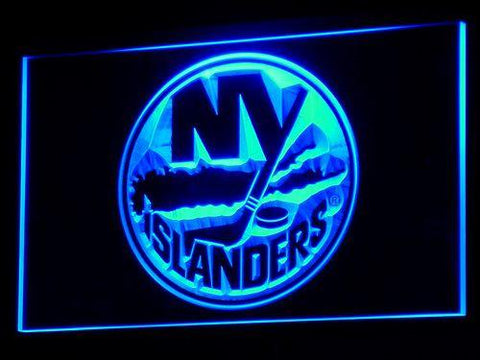 New York Islanders LED Neon Sign USB - Blue - TheLedHeroes