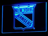 New York Rangers (3) LED Neon Sign Electrical - Blue - TheLedHeroes