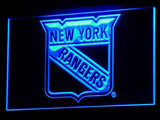 New York Rangers (3) LED Neon Sign USB - Blue - TheLedHeroes