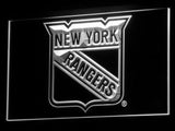 New York Rangers (3) LED Neon Sign USB - White - TheLedHeroes