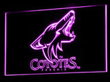 Phoenix Coyotes LED Neon Sign USB - Purple - TheLedHeroes