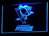 Pittsburgh Penguins LED Neon Sign USB - Blue - TheLedHeroes