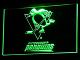 Pittsburgh Penguins LED Neon Sign USB - Green - TheLedHeroes