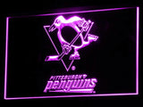 Pittsburgh Penguins LED Neon Sign USB - Purple - TheLedHeroes