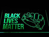 FREE Black Lives Matter LED Sign - Green - TheLedHeroes