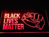Black Lives Matter LED Sign - Red - TheLedHeroes