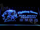 North Dakota Fighting Sioux - NCAA Hockey Championships LED Sign - Blue - TheLedHeroes