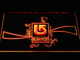Burton Snowboards LED Neon Sign USB - Orange - TheLedHeroes