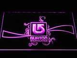 Burton Snowboards LED Neon Sign USB - Purple - TheLedHeroes