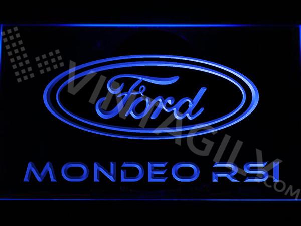 Ford Mondeo RSI LED Neon Sign USB - Blue - TheLedHeroes