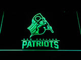New England Patriots (7) LED Neon Sign Electrical - Green - TheLedHeroes