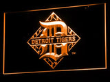 Detroit Tigers Logo (2) LED Neon Sign Electrical - Orange - TheLedHeroes