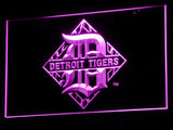 Detroit Tigers Logo (2) LED Neon Sign Electrical - Purple - TheLedHeroes