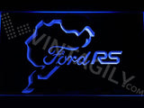 Ford RS N??rburgring LED Neon Sign USB - Blue - TheLedHeroes