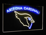 Arizona Cardinals Dual Color Led Sign - Big Size (16x12in) - TheLedHeroes