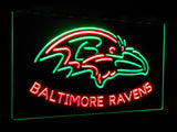 Baltimore Ravens Dual Color Led Sign - Normal Size (12x8.5in) - TheLedHeroes