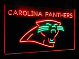 Carolina Panthers Dual Color Led Sign - Normal Size (12x8.5in) - TheLedHeroes