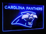 Carolina Panthers Dual Color Led Sign - Normal Size (12x8.5in) - TheLedHeroes