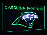 Carolina Panthers Dual Color Led Sign - Normal Size (12x8.5in) - TheLedHeroes