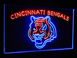 Cincinnati Bengals Dual Color Led Sign - Normal Size (12x8.5in) - TheLedHeroes